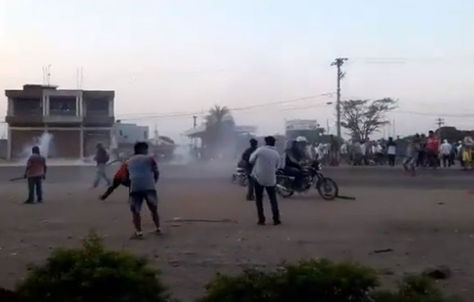 Jornada de enfrentamientos en Montero, Santa Cruz.