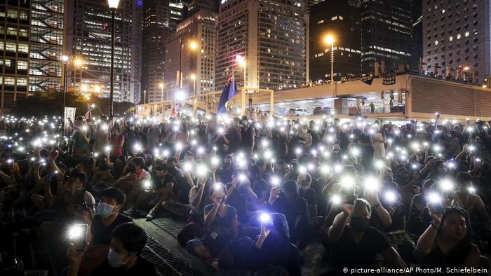 Hongkong Protest (picture-alliance/AP Photo/M. Schiefelbein)