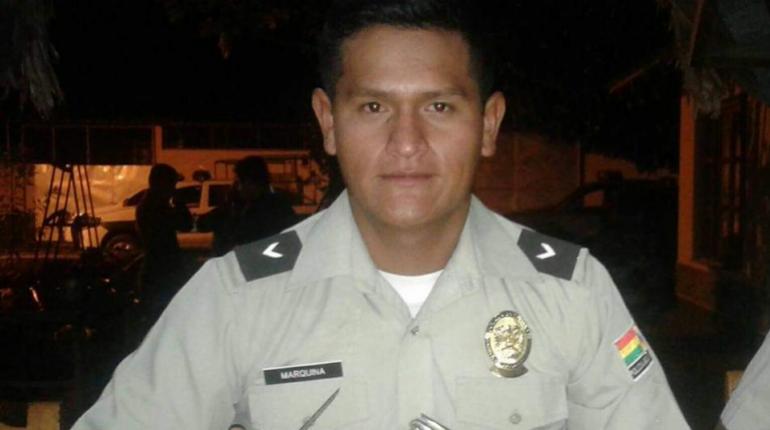 El policía que dirigía los bloqueos en el Chapare. | LOS TIEMPOS