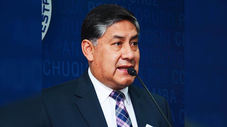 El fiscal general, Juan Lanchipa. | LOS TIEMPOS
