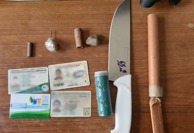 Estos eran los objetos que llevaban Nina y Cala. Foto: Guider Arancibia