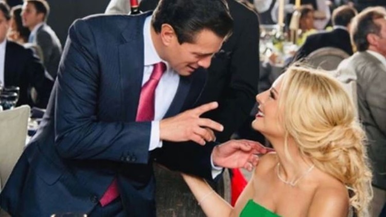 Enrique Peña Nieto con su actual pareja, Tania Ruiz (Foto: Instagram @taniaruize)
