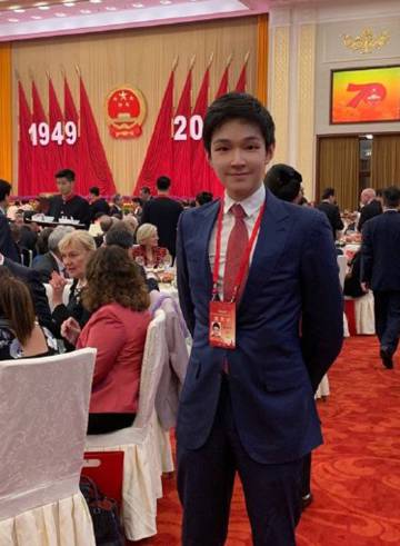 Eric Tse, el hijo menor del multimillonario chino Tse Ping, en una imagen publicada en la famosa red social china Weibo.