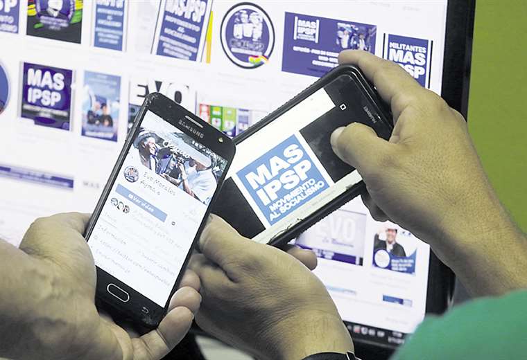 Campaña del MAS en las redes