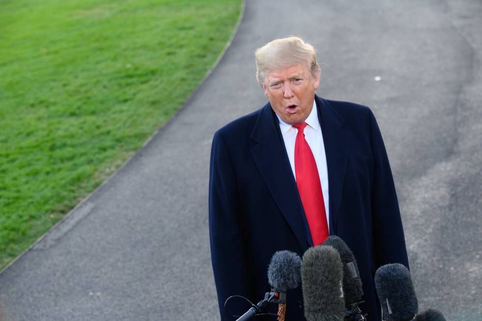 El presidente estadoundiense Donald Trump