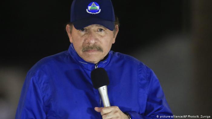 Nicaraguas Präsident Daniel Ortega (picture-alliance/AP Photo/A. Zuniga)