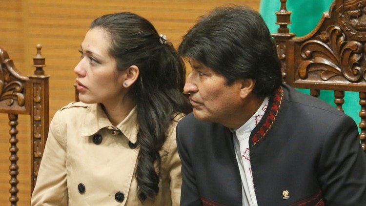 Adriana Salvatierra y Evo Morales (Reuters)