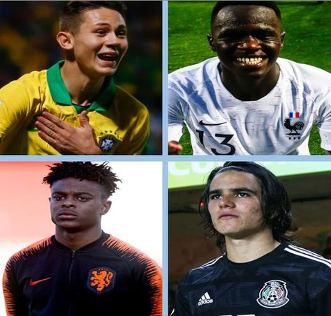 (Arriba) Patryck de Brasil, Naouirou Ahamada de Francia. (Abajo) Sontje Hansen de Holanda y Bruce El-Mesmari de México