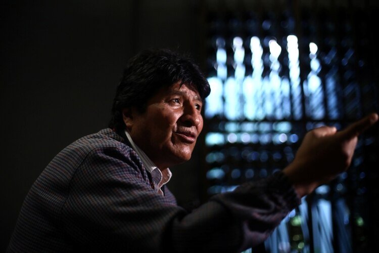 El ex presidente boliviano Evo Morales durante una entrevista con Reuters (REUTERS/Edgard Garrido)