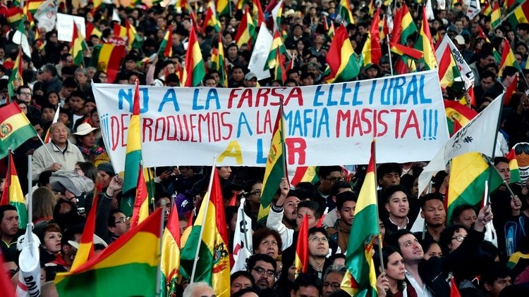 La multitudinarias marchas denunciando la 