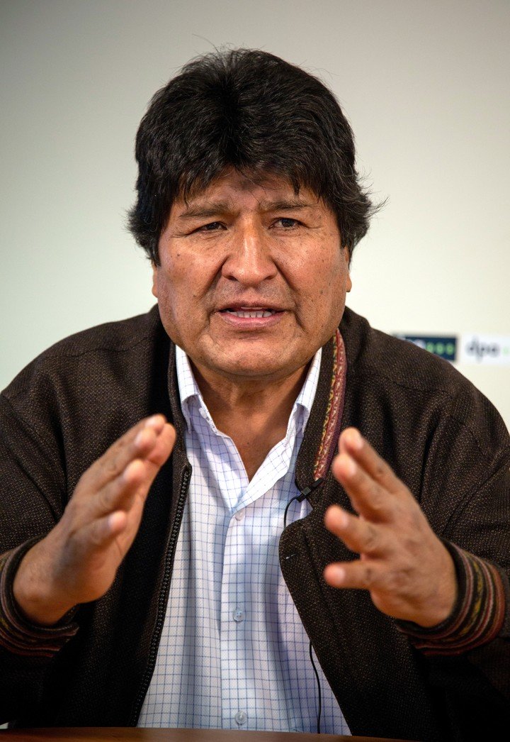Evo Morales durante la entrevista con DPA en Ciudad de México. DPA