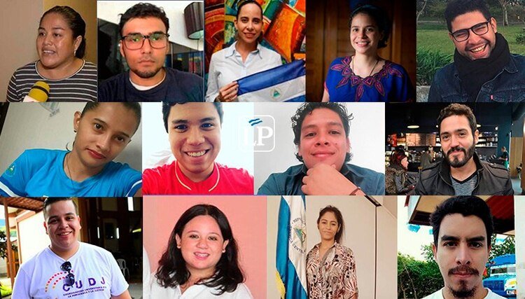 Estos son los 13 nicaragüenses enjuiciados por lo que los organismos de derechos humanos denominan “un acto de solidaridad”.
