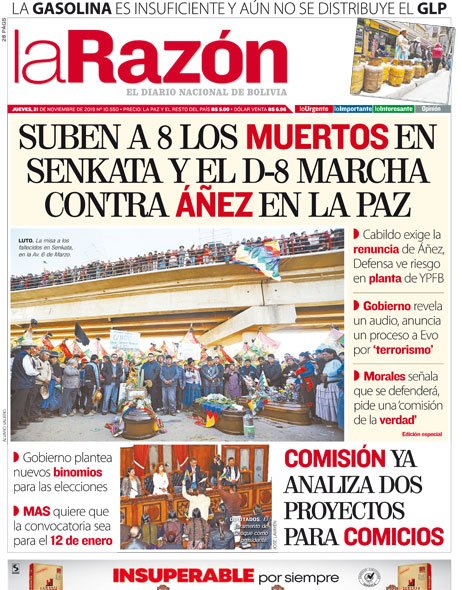 Portada Edición Impresa