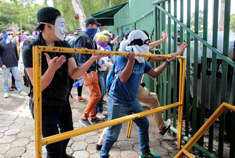 Una de las protestas contra el régimen de Nicaragua (REUTERS/Oswaldo Rivas/File Photo)