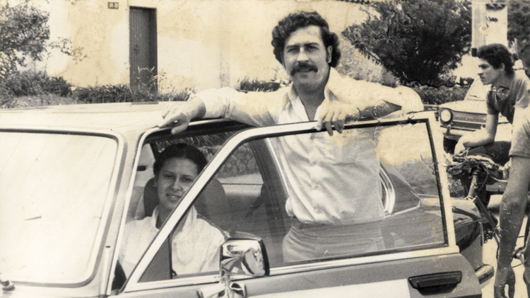 Pablo Escobar y su esposa María Victoria Henao.