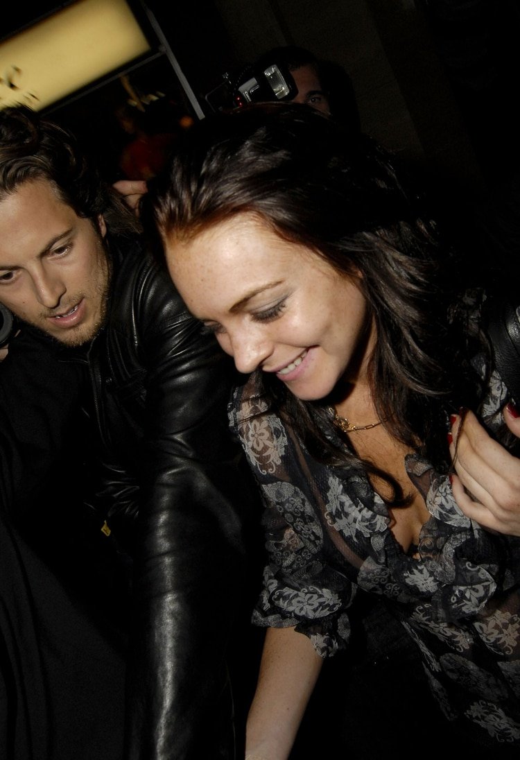 Harry Morton y Lindsay Lohan en 2006 (Mandatory Credit: Photo by Shutterstock)