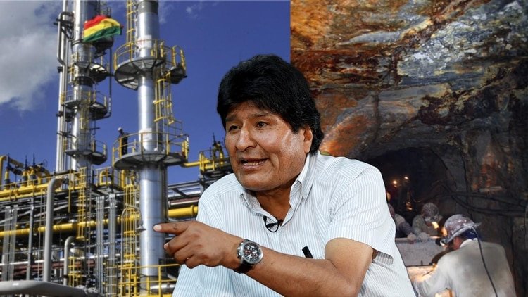 Las exportaciones de gas y de minerales fueron dos de las claves del crecimiento económico durante los gobiernos de Evo Morales