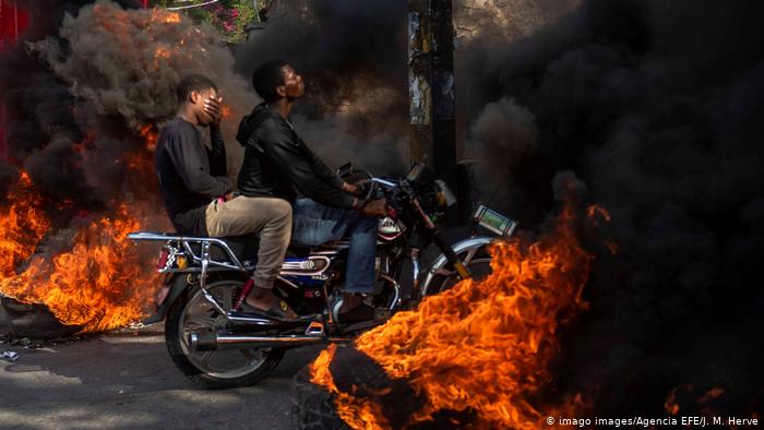 Haiti Protest (imago images/Agencia EFE/J. M. Herve)