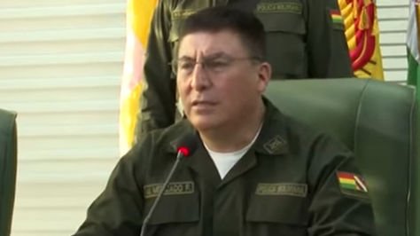 El comandante de la Policía de Santa Cruz, Miguel Mercado.
