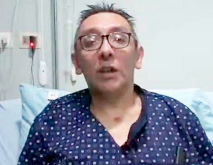 El médico Marco Ortiz fue dado de alta y retornó a su domicilio, donde podrá continuar su tratamiento hasta alcanzar su rehabilitación total.