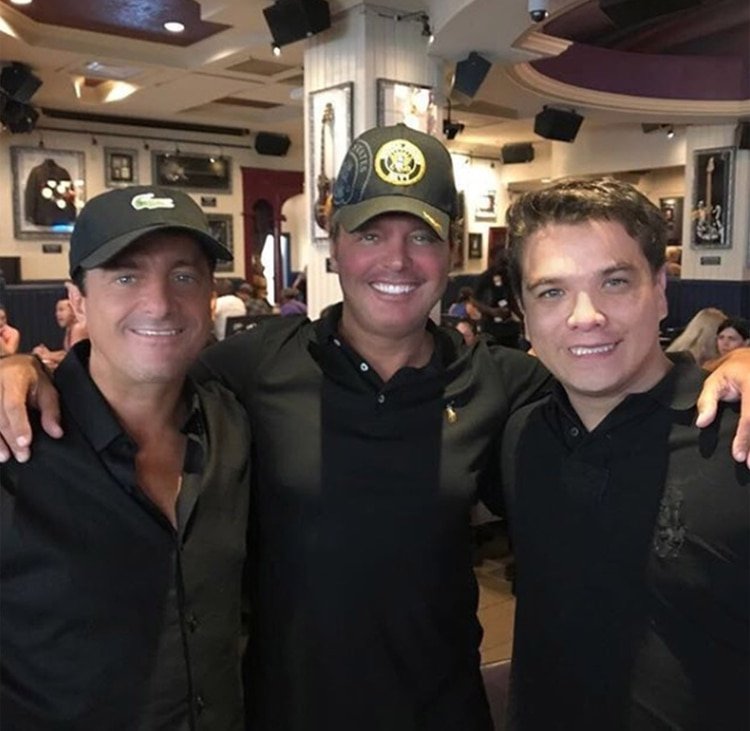 Alejandro Basteri, Luis Miguel y Gerardo Islas (Foto: Instagram)