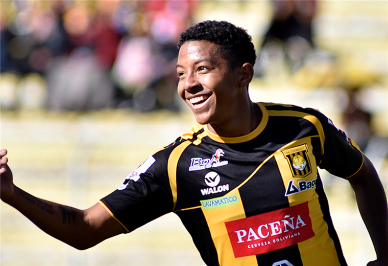 Calero lleva tres goles con The Strongest en el torneo Clausura. Foto: APG