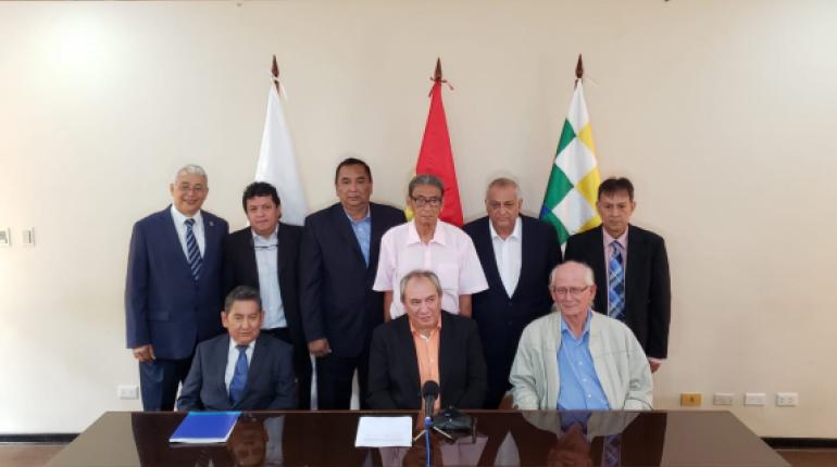 Las nuevas autoridades de YPFB. | Josué Hinojosa