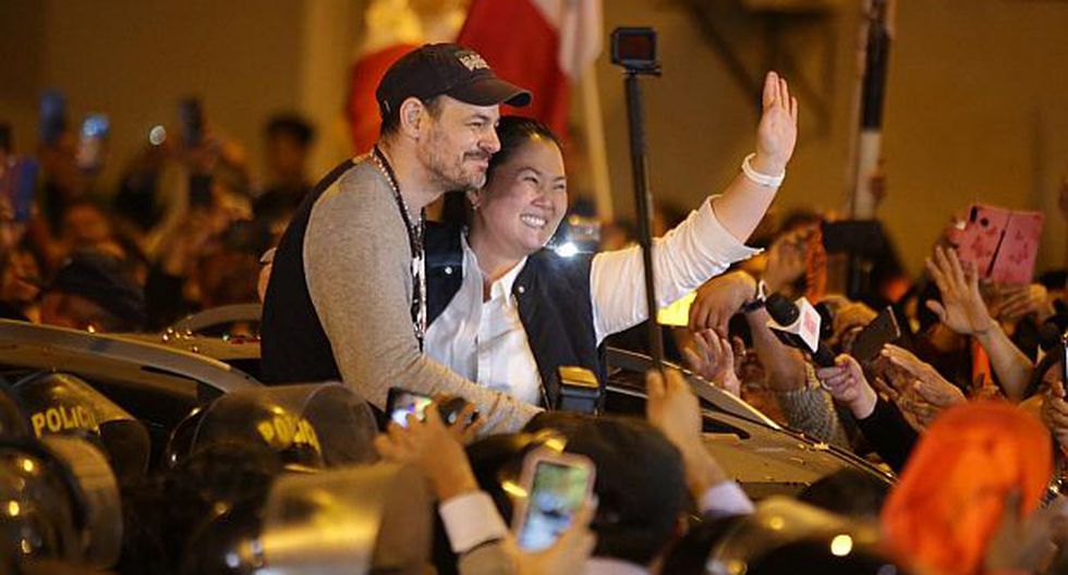 Keiko Fujimori fue excarcelada este viernes tras conocerse el fallo del TC que acogió un hábeas corpus a su favor. (Foto: Lino Chipana/GEC)