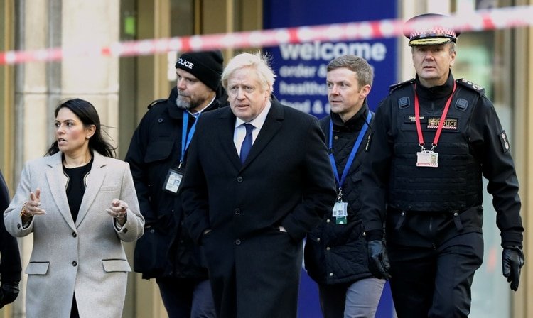 Boris Johnson visitó London Bridge (REUTERS/Simon Dawson/Pool)