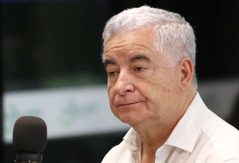 Rojo estuvo esta mañana en los estudios de EL DEBER Radio. Foto Jorge Gutiérrez 