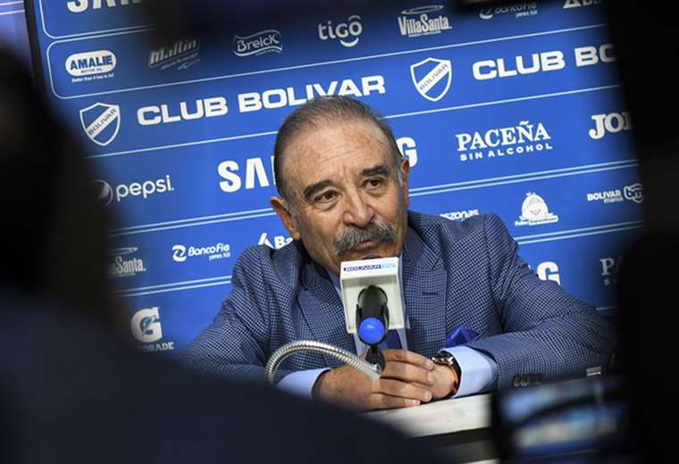 Guido Loyza, actual presidente del Club Bolívar. Foto: APG