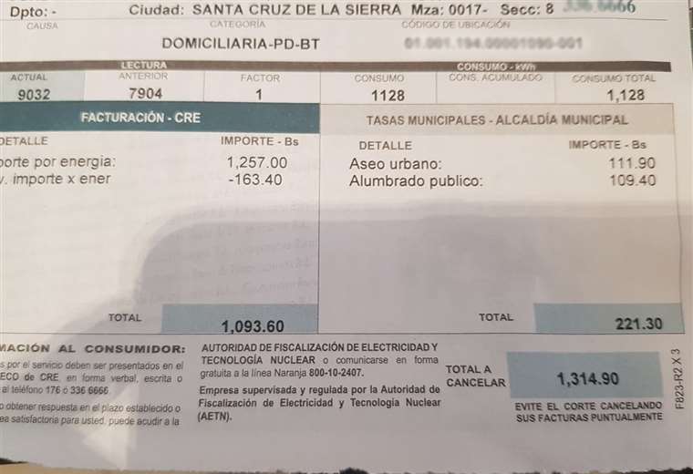 CRE justifica incremento en las facturas eju.tv