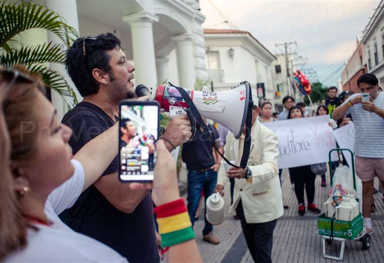 Manifestación de ayer (Foto:Verty Bracamonte Dávila)