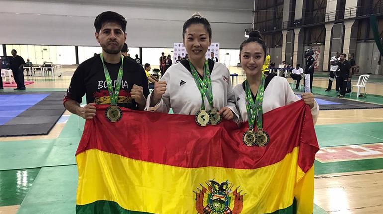 Los medallistas de la academia Kang’s. | Víctor Condoreti