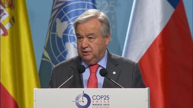 El Secretario General de la ONU, Antonio Guterres
