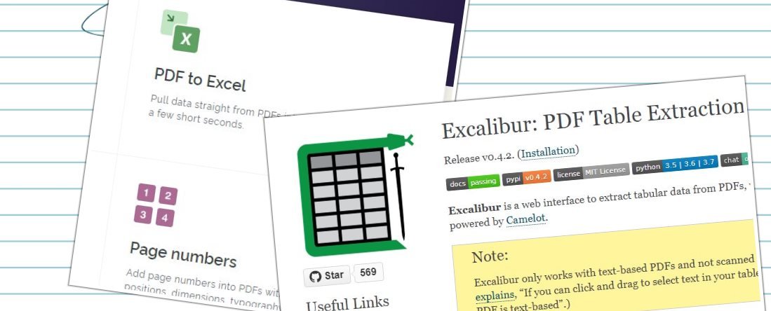 pdf a excel