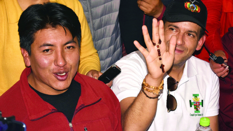 Pumari da largas a Camacho y avizoran dispersión del voto contrario al MAS