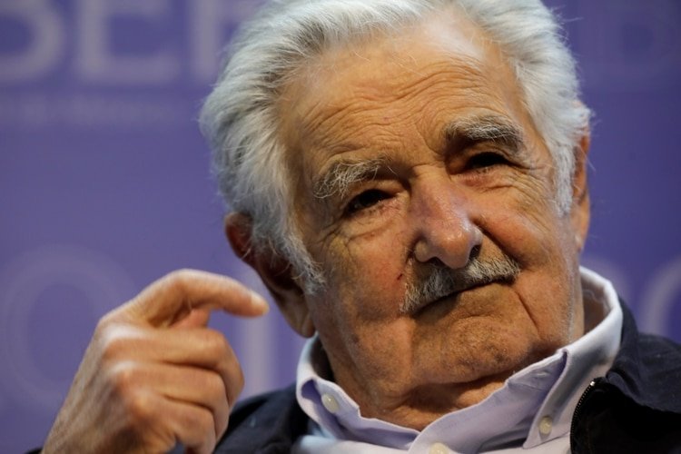 El ex presidente Jose Mujica en Mexico (REUTERS/Luis Cortes)