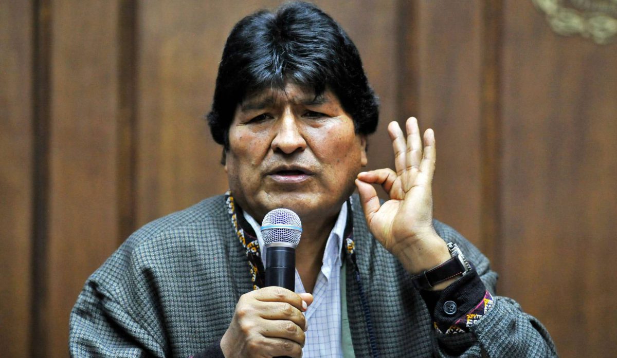 Evo Morales, expresidente boliviano, en Ciudad de México. 