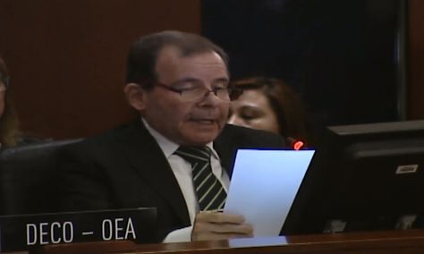 El experto Héctor Teodoro Hernández que fue parte del equipo de la OEA que auditó las elecciones.