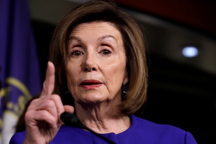 la líder de la mayoría en la Cámara de Representantes, Nancy Pelosi. Foto: REUTERS/Yuri Gripas