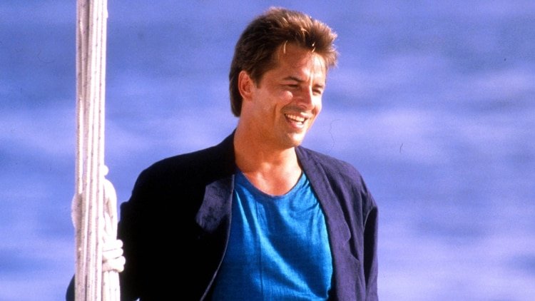 Don Johnson, en el set de 