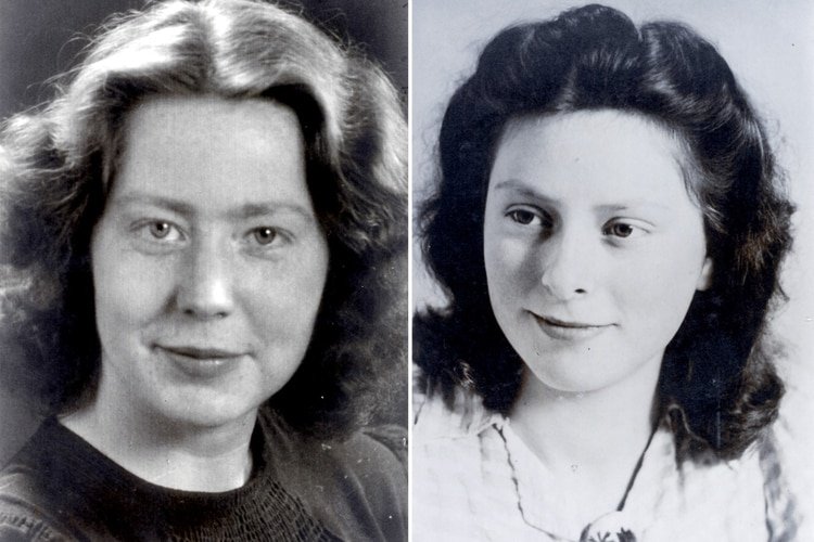 Las jóvenes Hannie Schaft y Freddie Oversteegen (North Holland Archives)