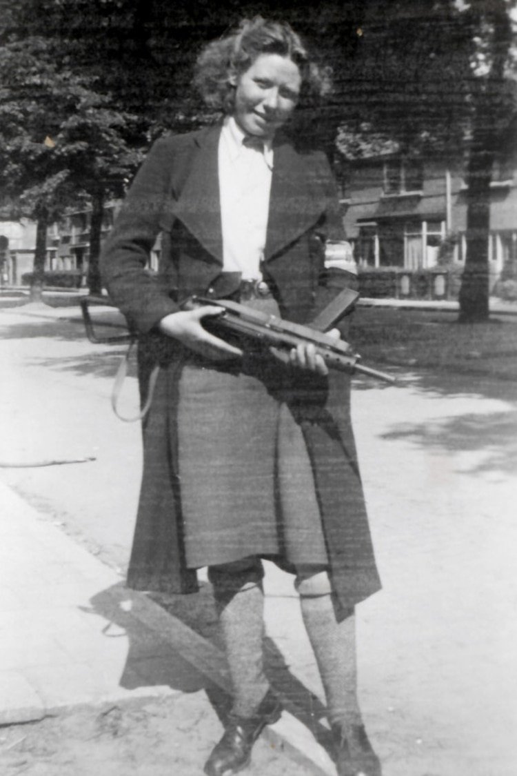 Hannie Schaft en 1943. (North Holland Archives) 