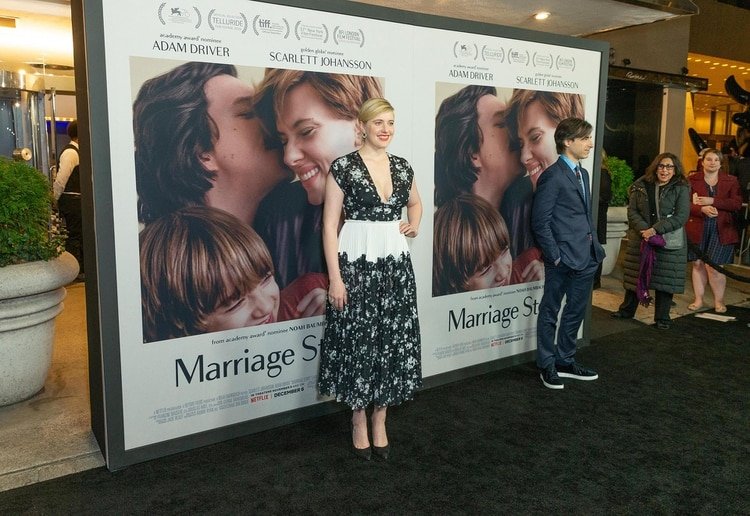 Greta Gerwig y Noah Baumbach (Grosby Group)