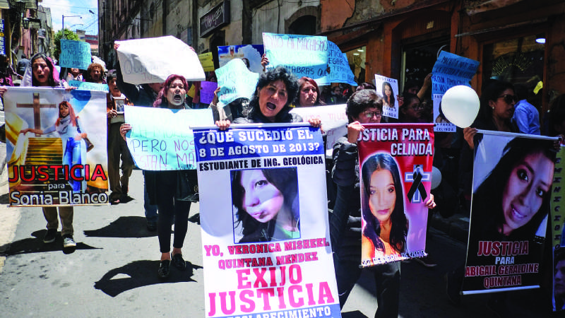 Sonia y María fueron asesinadas por sus esposos, ya suman 116 feminicidios