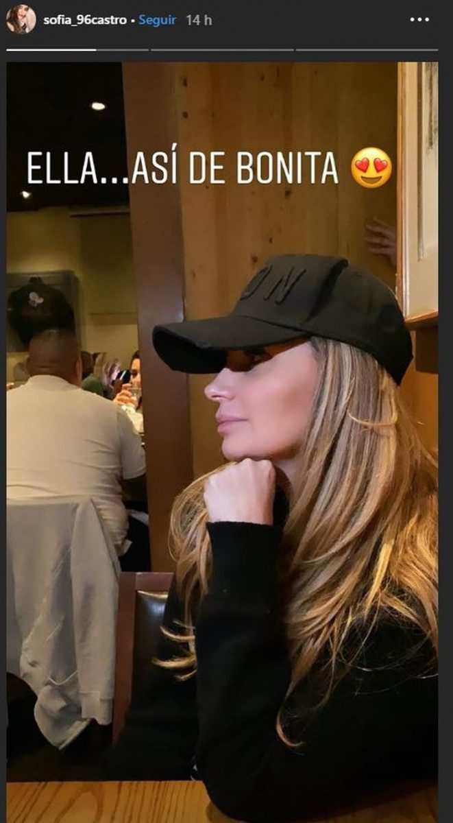 Sofía Castro mostró cómo luce Angélica Rivera (Foto: Instagram @sofia_96castro)