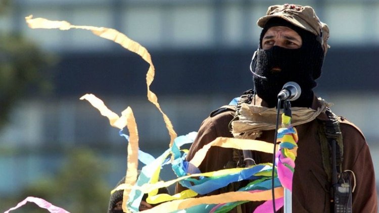 El líder del EZLN en una foto de 2001 (Foto: Reuters)