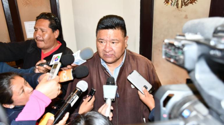 El presidente de la Cámara de Diputados, Sergio Choque. | @diputados_bol