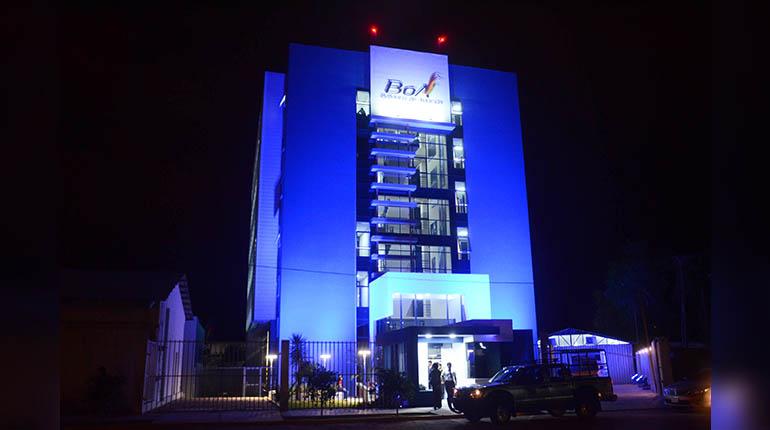 La inauguración del edificio administrativo de BoA, anoche. | Pablo Rivera